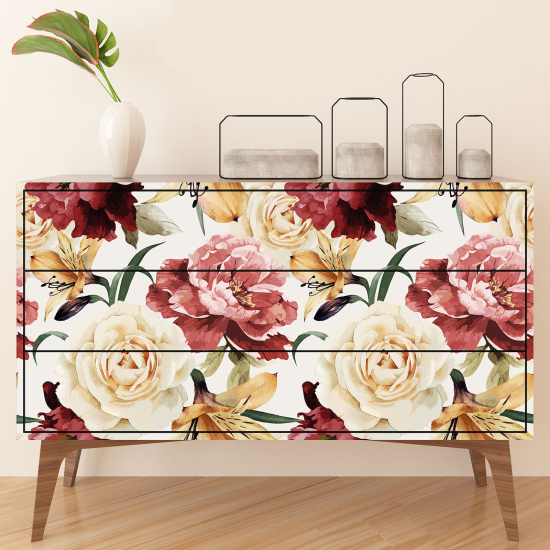 Vinilo Adhesivo para muebles - Flores