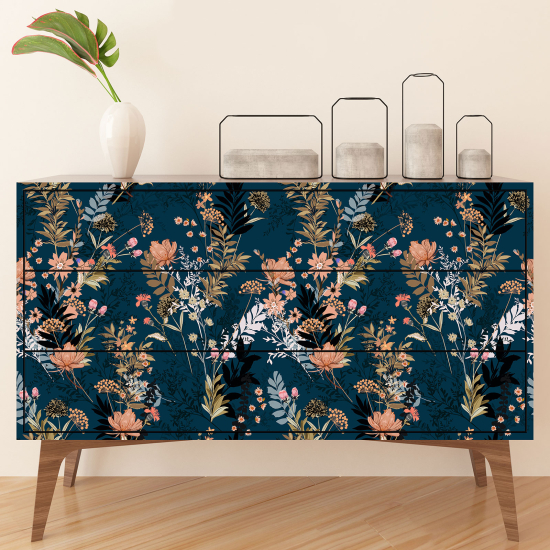 Vinilo Adhesivo para muebles - Flores