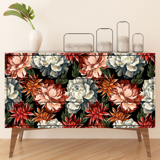Vinilo Adhesivo para muebles - Flores