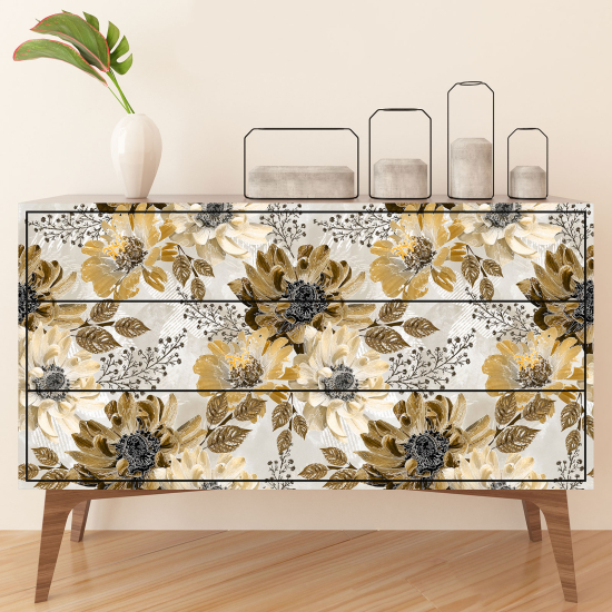 Vinilo Adhesivo para muebles - Flores