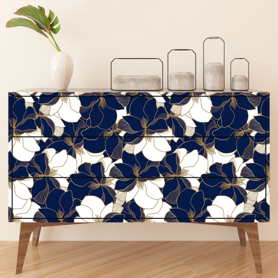 Vinilo Adhesivo para muebles - Flores