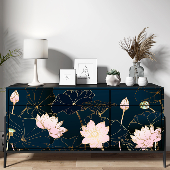 Vinilo Adhesivo para muebles - Flores