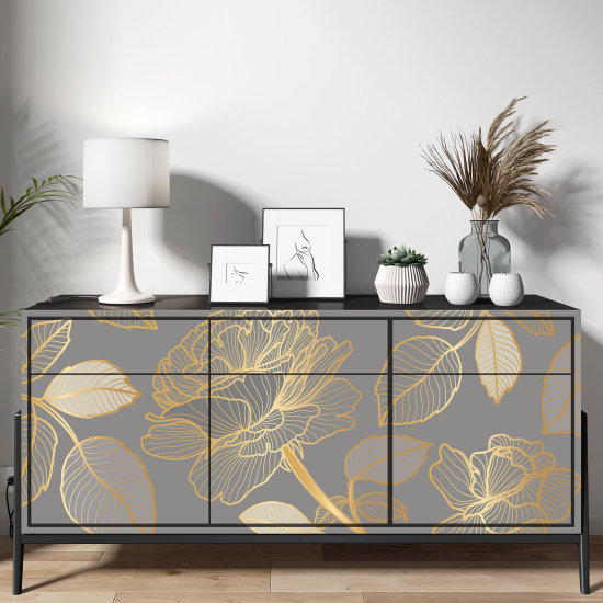 Vinilo Adhesivo para muebles - Flores