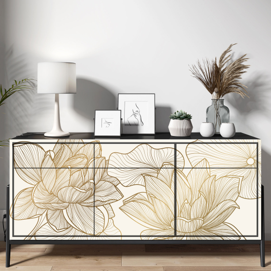 Vinilo Adhesivo para muebles - Flores