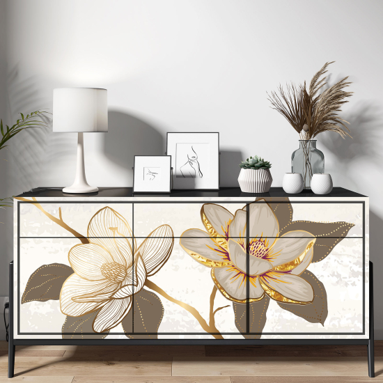 Vinilo Adhesivo para muebles - Flores