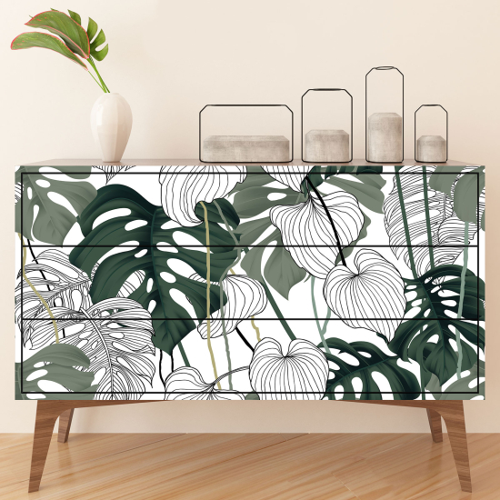 Vinilo Adhesivo para muebles - Hojas