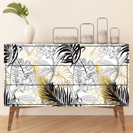 Vinilo Adhesivo para muebles - Hojas
