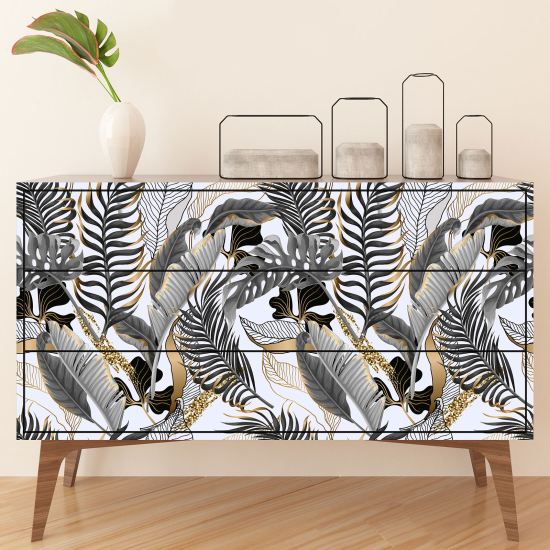 Vinilo Adhesivo para muebles - Hojas