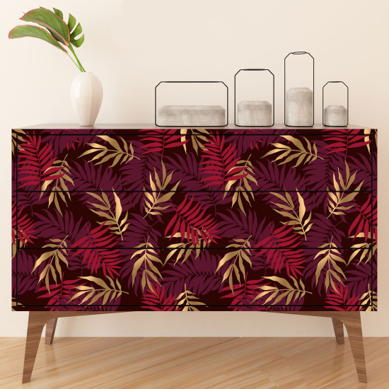 Vinilo Adhesivo para muebles - Hojas