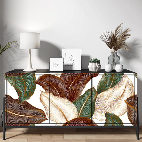 Vinilo Adhesivo para muebles - Hojas