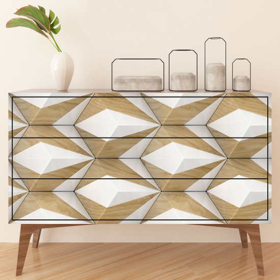 Vinilo Adhesivo para muebles - Motivo geométrico