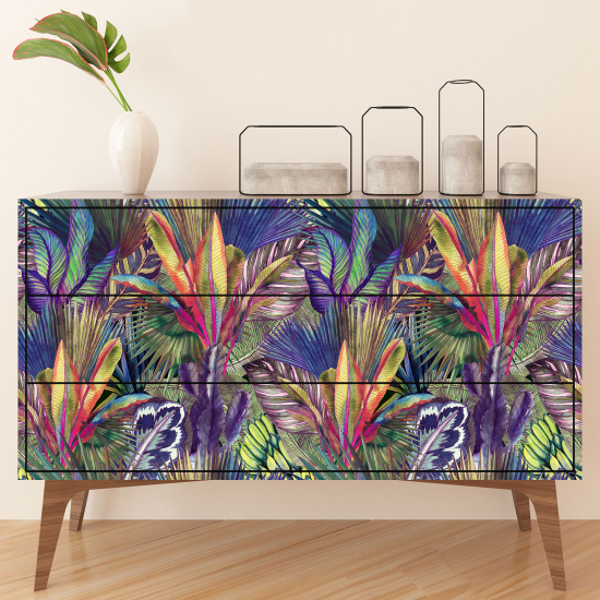 Vinilo Adhesivo para muebles - Motivo Tropical