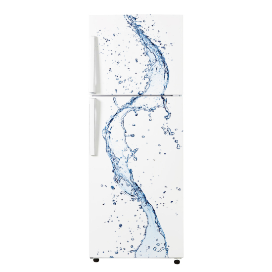 Vinilo Adhesivo para nevera - Agua