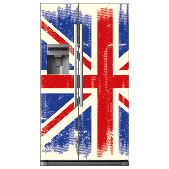 Vinilo Adhesivo para nevera americana - Bandera del Reino Unido
