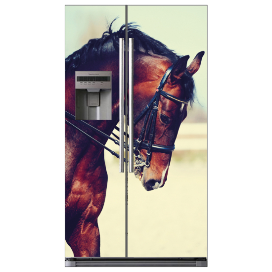 Vinilo Adhesivo para nevera americana - Caballo