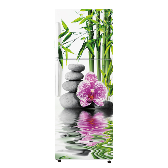 Vinilo Adhesivo para nevera - Flor Guijarros