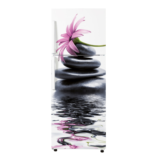 Vinilo Adhesivo para nevera - Flor Guijarros