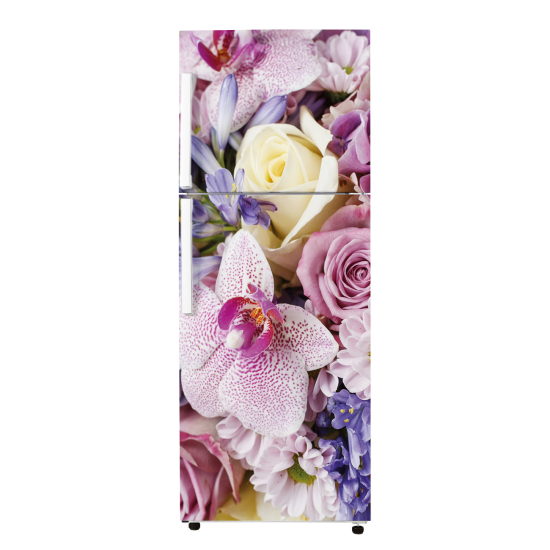 Vinilo Adhesivo para nevera - Flores