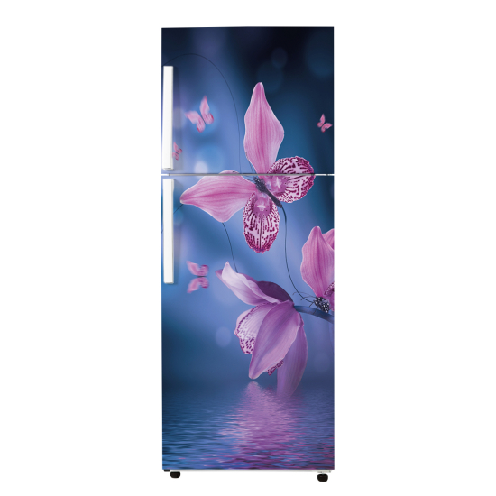Vinilo Adhesivo para nevera - Flores Mariposas