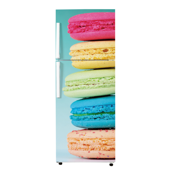 Vinilo Adhesivo para nevera - Macarones