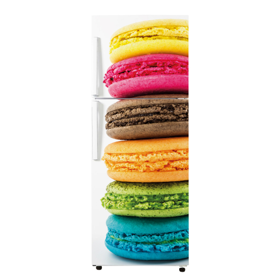 Vinilo Adhesivo para nevera - Macarones