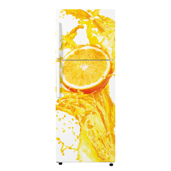 Vinilo Adhesivo para nevera - Naranja