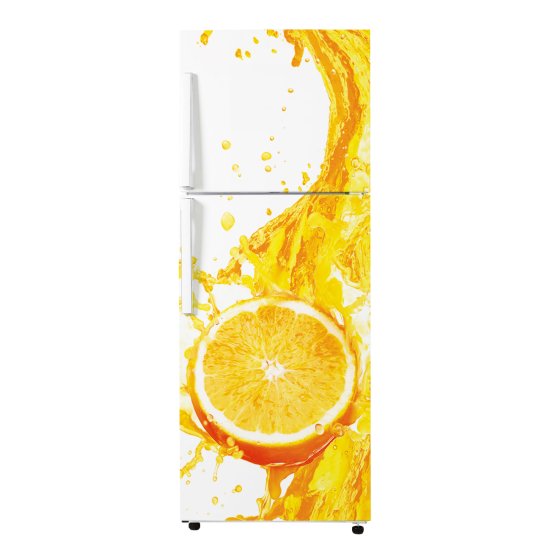Vinilo Adhesivo para nevera - Naranja
