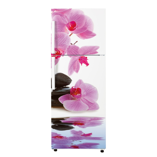 Vinilo Adhesivo para nevera - Orquídeas