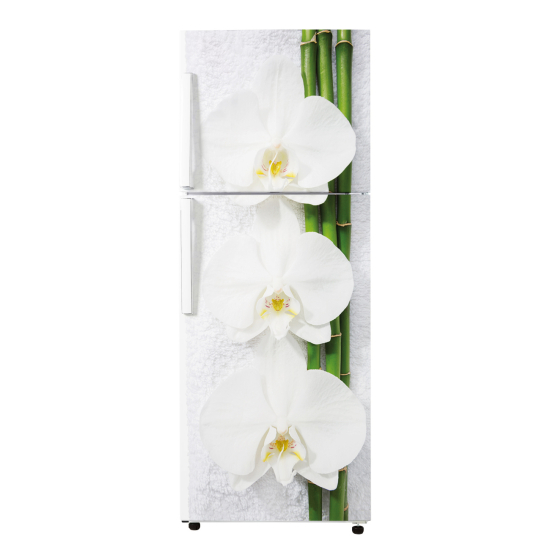 Vinilo Adhesivo para nevera - Orquídeas