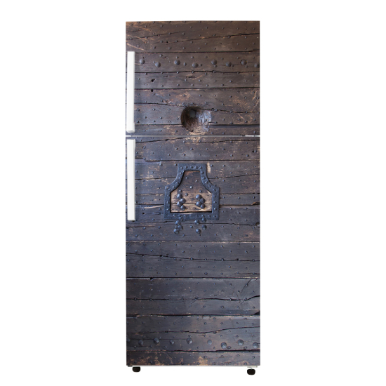 Vinilo Adhesivo para nevera - Puerta de Madera