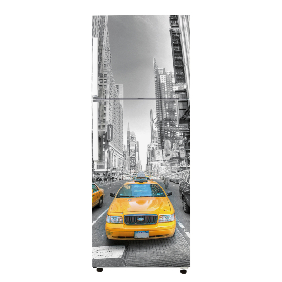 Vinilo Adhesivo para nevera - Taxi de Nueva York