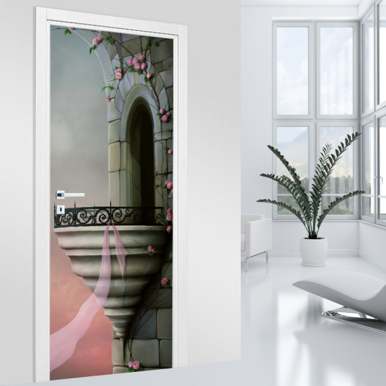 Vinilo Adhesivo para puerta - Balcón Verona