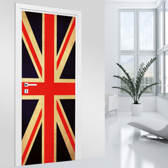 Vinilo Adhesivo para puerta - Bandera del Reino Unido