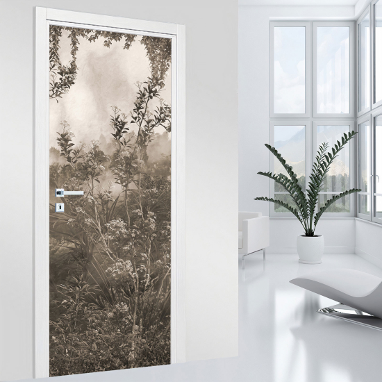 Vinilo Adhesivo para puerta - Bosque