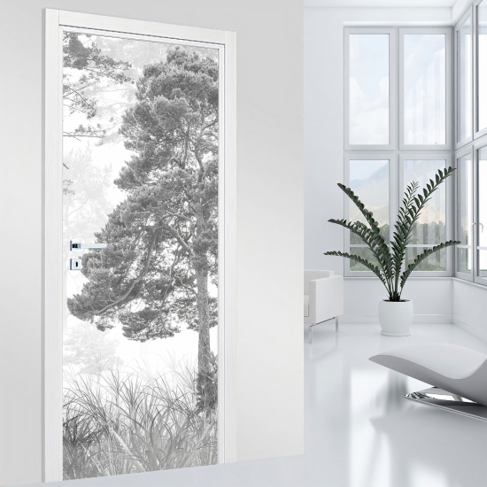 Vinilo Adhesivo para puerta - Bosque
