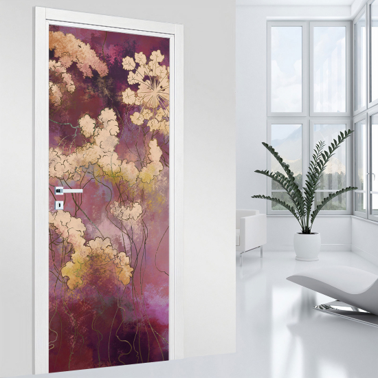Vinilo Adhesivo para puerta - Bosque
