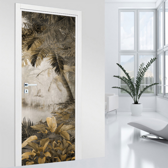 Vinilo Adhesivo para puerta - Bosque