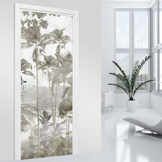 Vinilo Adhesivo para puerta - Bosque
