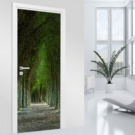 Vinilo Adhesivo para puerta - Bosque