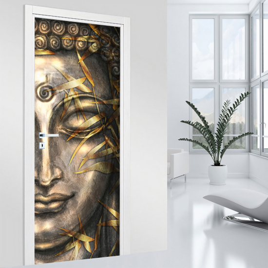 Vinilo Adhesivo para puerta - Buda