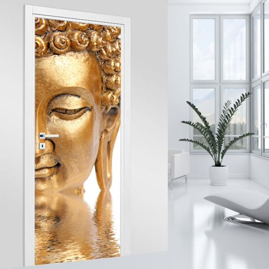Vinilo Adhesivo para puerta - Buda