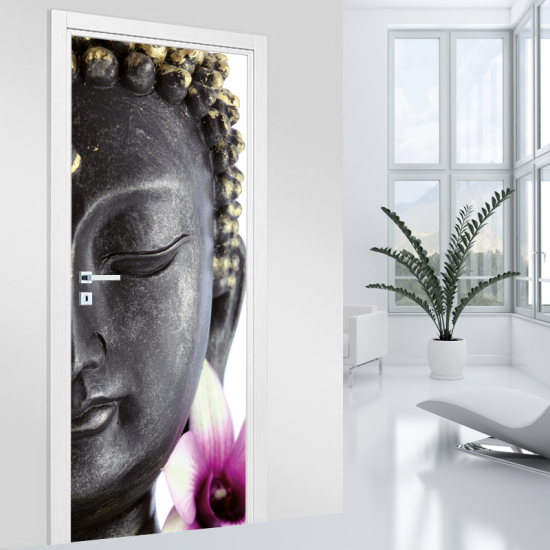 Vinilo Adhesivo para puerta - Buda Zoom
