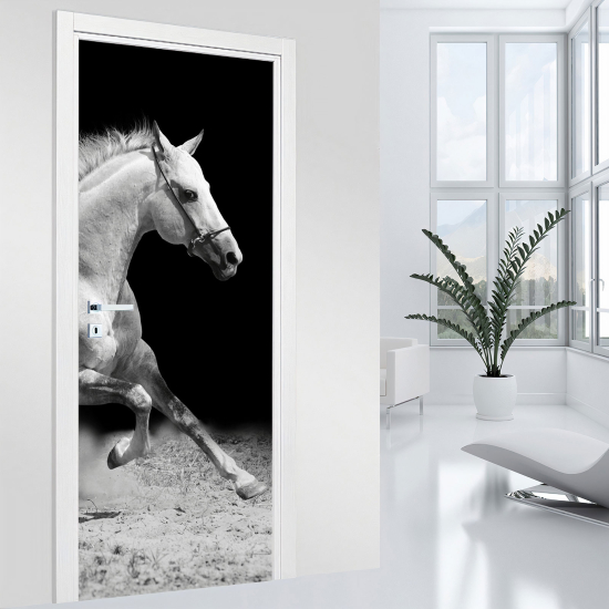 Vinilo Adhesivo para puerta - Caballo