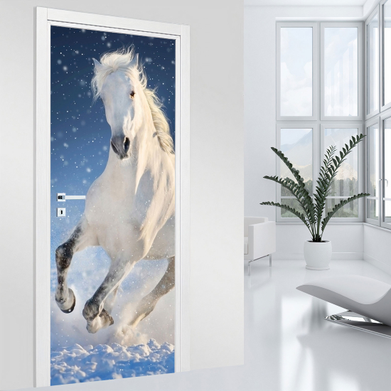 Vinilo Adhesivo para puerta - Caballo