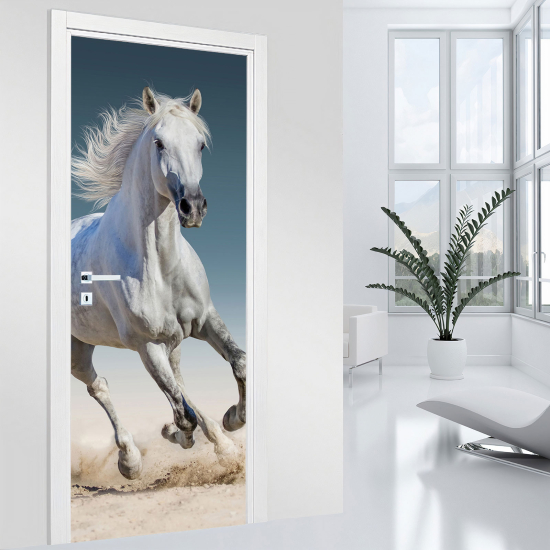 Vinilo Adhesivo para puerta - Caballo