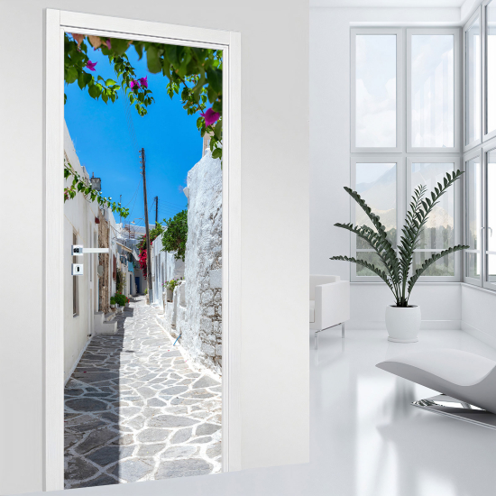 Vinilo Adhesivo para puerta - Callejón