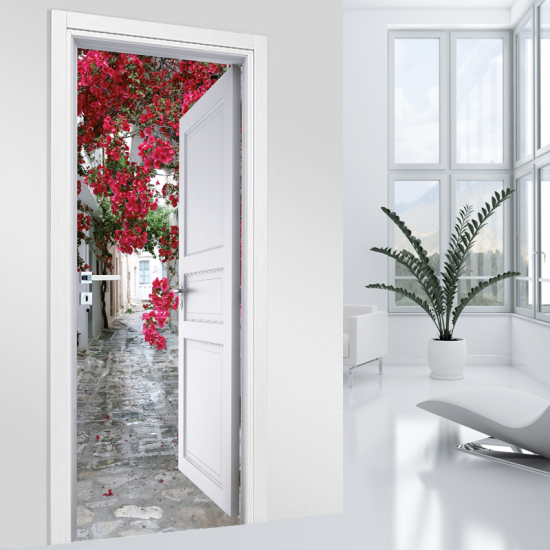 Vinilo Adhesivo para puerta - Callejón