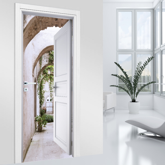 Vinilo Adhesivo para puerta - Callejón