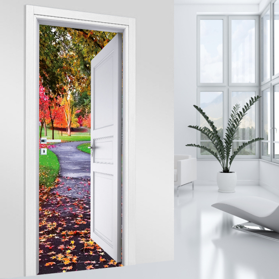 Vinilo Adhesivo para puerta - Camino