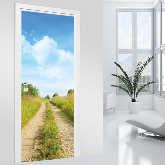 Vinilo Adhesivo para puerta - Camino
